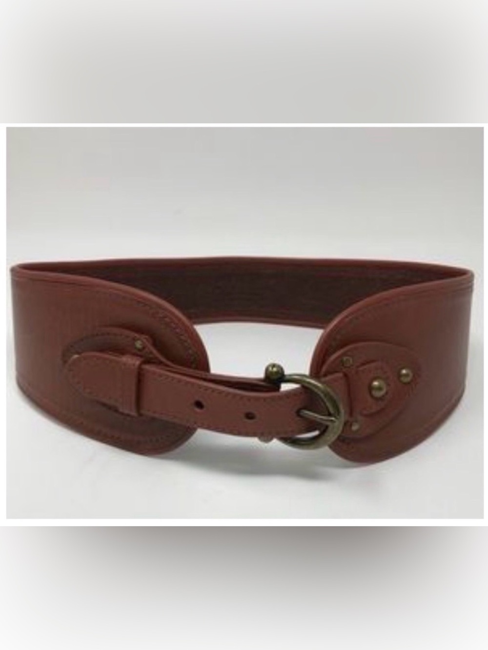 Anthropologie Leather Corset Belt